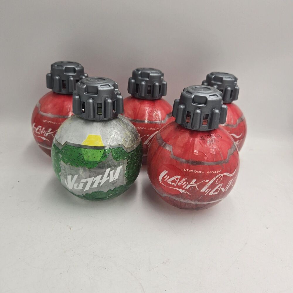 Lot of 5 Disneyland Star Wars Galaxy’s Edge Coke Bottle Thermal Detonator empty